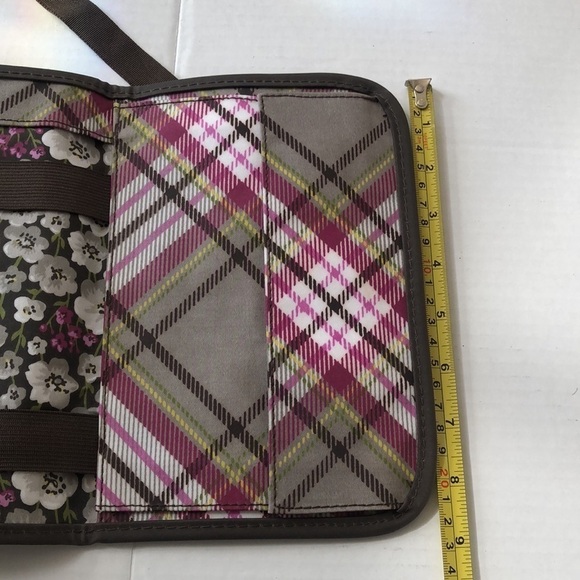 Thirty One organizing pocket book with tie back in flowered background - Picture 3 of 8